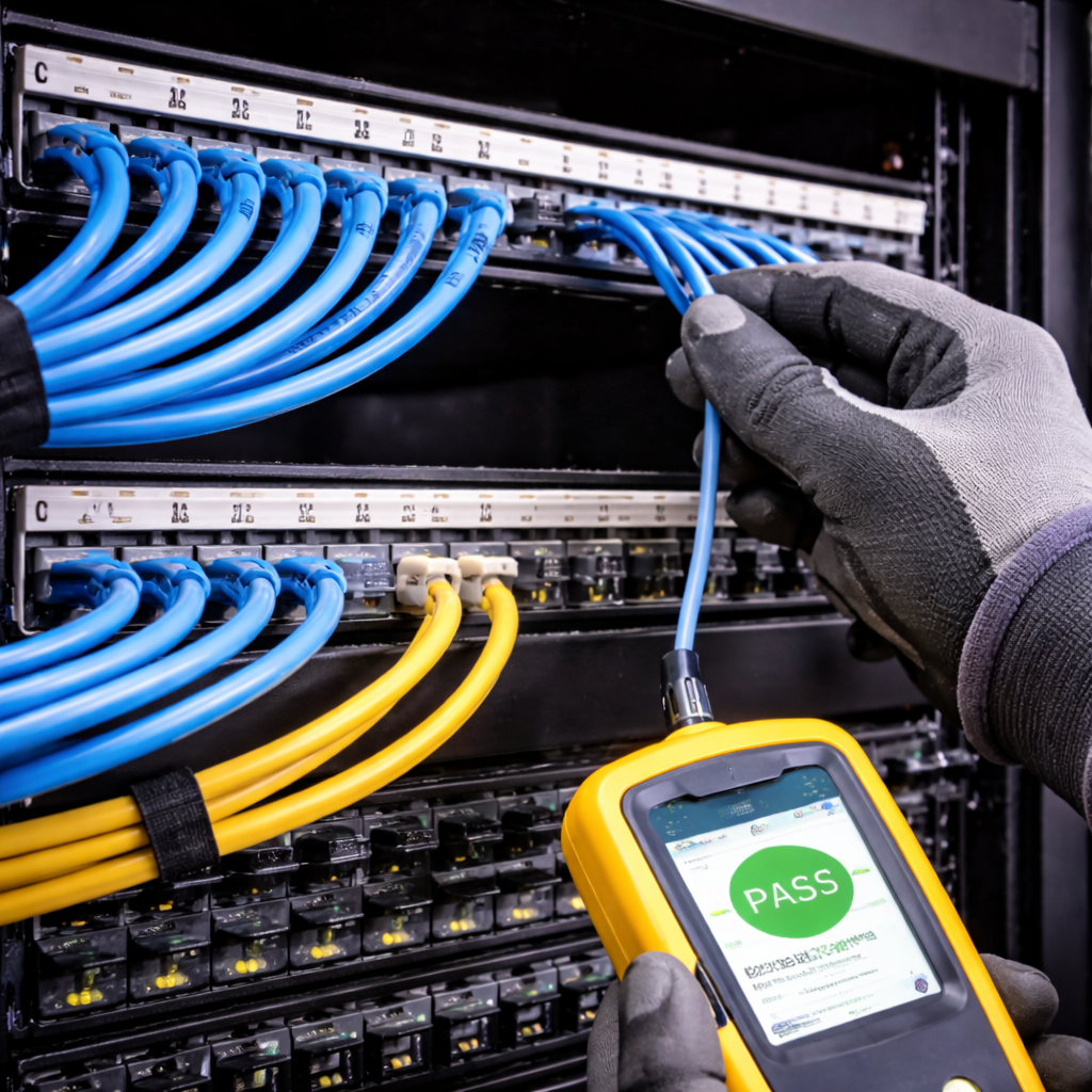 Patch panel and cable management